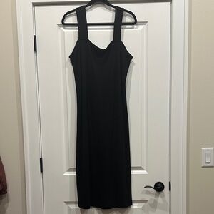 Old Navy Black Midi Dress